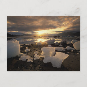 Noord-Amerika, VS, Alaska, IJsbaai, IJsscape, Briefkaart