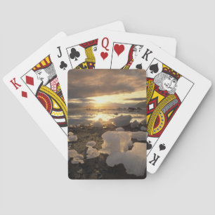 Noord-Amerika, VS, Alaska, IJsbaai, IJsscape, Pokerkaarten