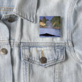 Noord-Amerika, VS, Alaska, Inside Passage. Vierkante Button 5,1 Cm (In situ)