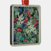 Noord-Amerika, VS, Alaska, Landschap, bessen Metalen Ornament (Rechts)