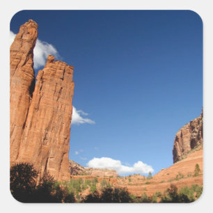 Noord-Amerika, VS, Arizona, Navajo-indiaan 4 Vierkante Sticker