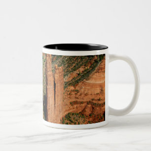 Noord-Amerika, VS, Arizona, Navajo-indiaan 7 Tweekleurige Koffiemok