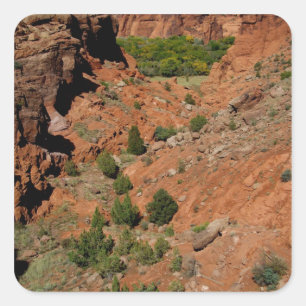 Noord-Amerika, VS, Arizona, Navajo-indiaan Vierkante Sticker