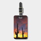 Noord-Amerika, VS, Arizona, Sonoran-woestijn. Bagagelabel (Voorkant verticaal)