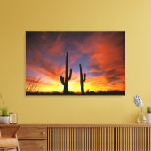 Noord-Amerika, VS, Arizona, Sonoran-woestijn. Canvas Afdruk (Insitu (Woonkamer))