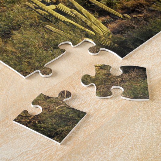 Noord-Amerika, VS, Arizona, Sonoran-woestijn Legpuzzel (Zijkant)