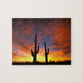 Noord-Amerika, VS, Arizona, Sonoran-woestijn. Legpuzzel (Horizontaal)