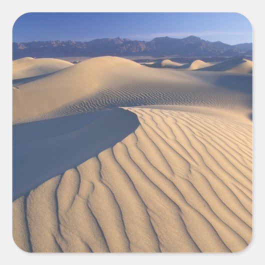 Noord-Amerika, VS, Californië, Death Valley 3 Vierkante Sticker (Voorkant)