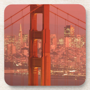 Noord-Amerika, VS, Californië, San Francisco. Drankjes Onderzetter