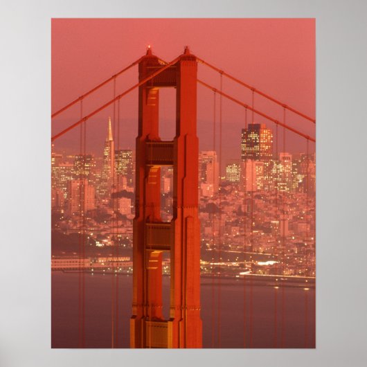 Noord-Amerika, VS, Californië, San Francisco. Poster (Voorkant)