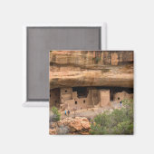 Noord-Amerika, VS, Colorado. Cliff-woningen Magneet (Voorkant / Achterkant)