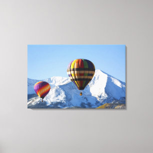 Noord Amerika, VS, Colorado, Mt. Crested Butte, Canvas Afdruk