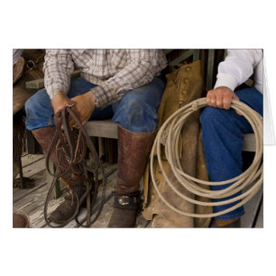 Noord-Amerika, VS. Cowboys relaxing and 2