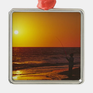 Noord-Amerika, VS, Florida, Sanibel Island. Metalen Ornament