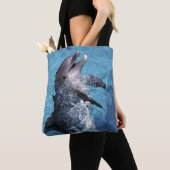 Noord-Amerika, VS, Hawaï. Dolfijn Tote Bag (Dichtbij)
