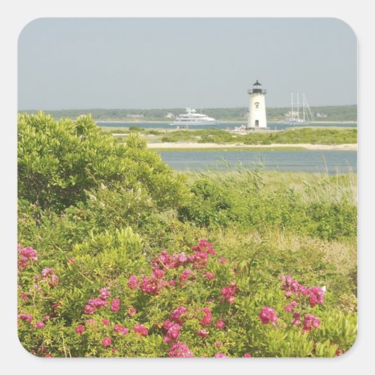 Noord-Amerika, VS, Massachusetts, Martha's Vierkante Sticker (Voorkant)