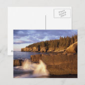 Noord-Amerika, VS, ME, de rotsachtige Maine kust. Briefkaart (Voorkant / Achterkant)