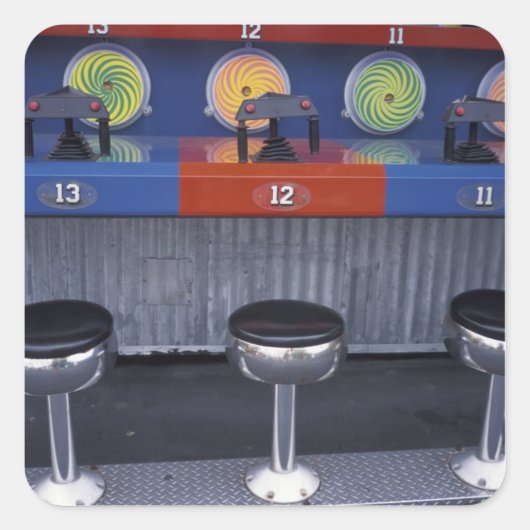 Noord-Amerika, VS, Missouri, St. Louis, Six Vierkante Sticker (Voorkant)