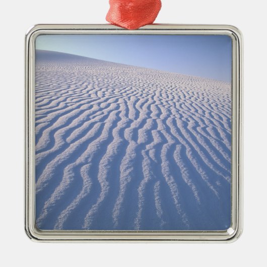 Noord-Amerika, VS, New Mexico, White Sand Dunes Metalen Ornament (Voorkant)