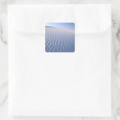 Noord-Amerika, VS, New Mexico, White Sand Dunes Vierkante Sticker (Tas)