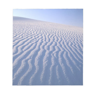 Noord-Amerika, VS, New Mexico, Witte Zandduinen Notitieblok