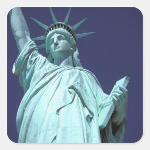 Noord-Amerika, VS, New York, New York City. 7 Vierkante Sticker