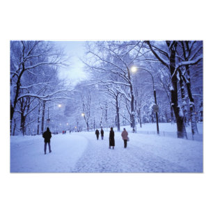Noord-Amerika, VS, New York, New York City. 9 Foto Afdruk