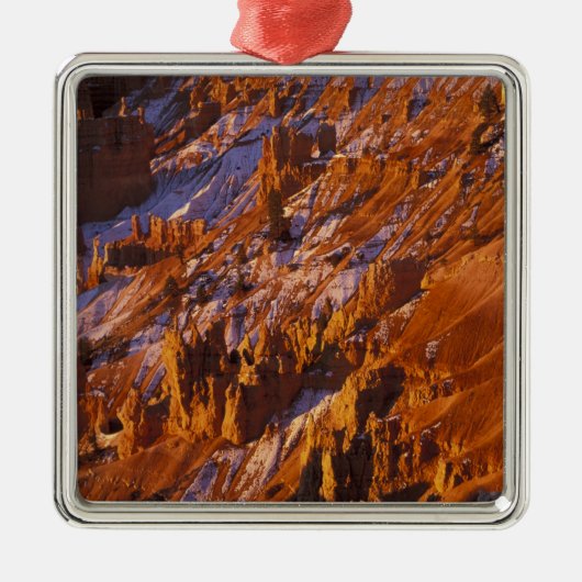 Noord-Amerika, VS, Utah, Bryce Canyon Metalen Ornament (Voorkant)