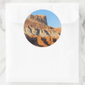 Noord-Amerika, VS, Utah, Torrey, Capitol Reef 3 Ronde Sticker (Tas)