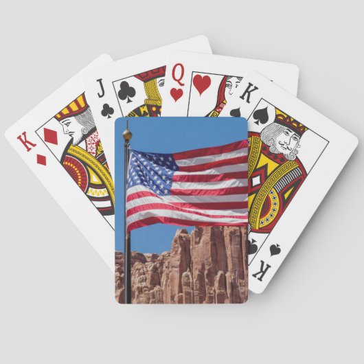 Noord-Amerika, VS, Utah, Torrey, Capitol Reef Pokerkaarten (Achterkant)