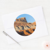 Noord-Amerika, VS, Utah, Torrey, Capitolreef 3 Ronde Sticker (Envelop)