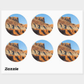 Noord-Amerika, VS, Utah, Torrey, Capitolreef 3 Ronde Sticker (Vel)