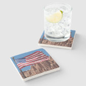 Noord-Amerika, VS, Utah, Torrey, Capitolreef Stenen Onderzetter (Zijkant)