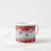 Noord-Amerika, VS, WA, Redmond, VS-vlag Espresso Kop (Voorkant rechts)