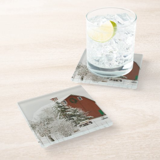 Noord-Amerika, VS, WA, Whidbey Island Glazen Onderzetter (Schuin)