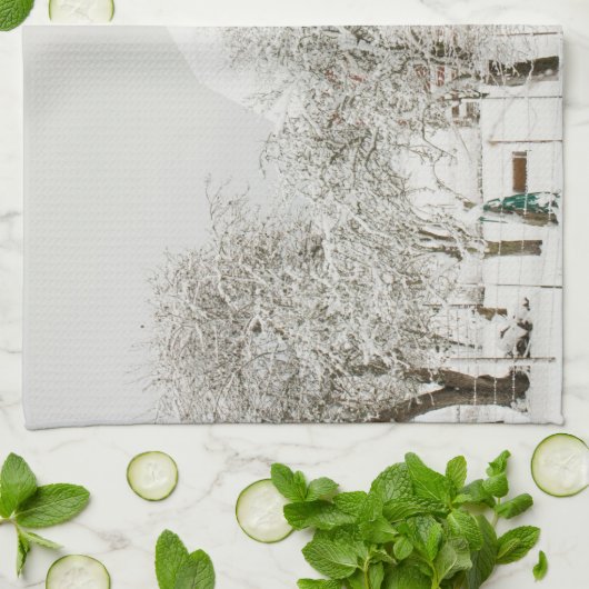 Noord-Amerika, VS, WA, Whidbey Island. Theedoek (Gevouwen)