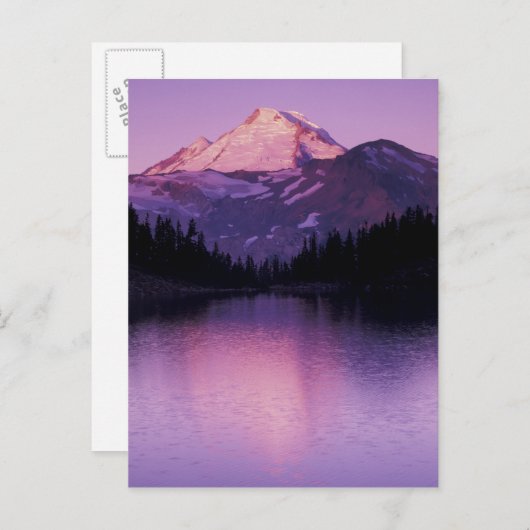 Noord-Amerika, VS, Washington, Mount Baker Briefkaart (Voorkant / Achterkant)