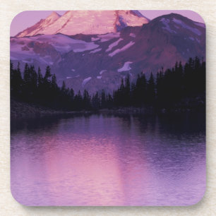 Noord-Amerika, VS, Washington, Mount Baker Drankjes Onderzetter