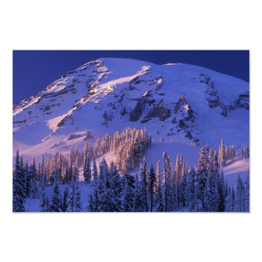 Noord-Amerika, VS, Washington, Mt. Rainier 5 Foto Afdruk (Voorkant)