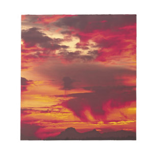 Noord-Amerika, VS, Washington, Seattle. Zonsopgang Notitieblok