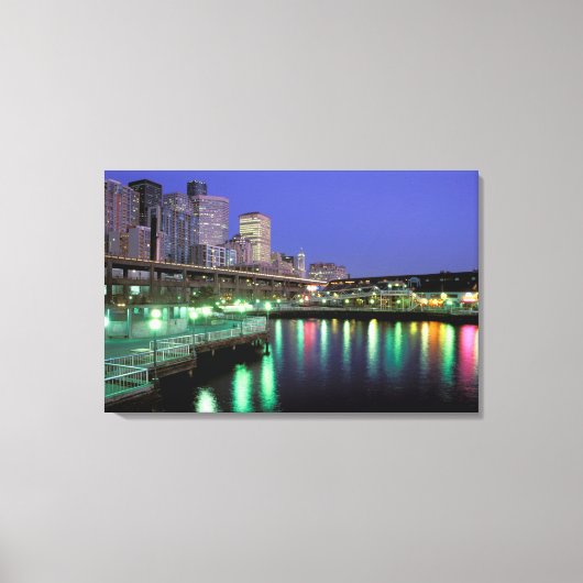 Noord-Amerika, VS, Washington State, Seattle. 6 Canvas Afdruk (Voorkant)