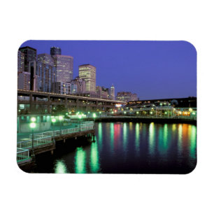 Noord-Amerika, VS, Washington State, Seattle. 6 Magneet