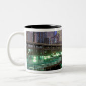 Noord-Amerika, VS, Washington State, Seattle. 6 Tweekleurige Koffiemok (Links)