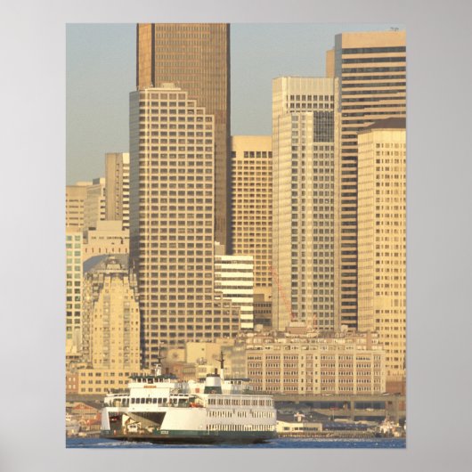 Noord-Amerika, VS, Washington State, Seattle. Poster (Voorkant)