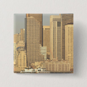Noord-Amerika, VS, Washington State, Seattle. Vierkante Button 5,1 Cm