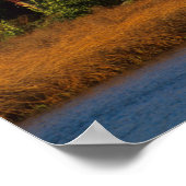 Noord-Amerika, VS, Wisconsin. Red Barn in Poster (Hoek)