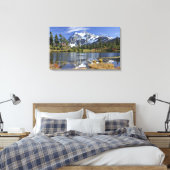Noord-Amerika, Washington, Cascades. Mt. Shuksan Canvas Afdruk (Insitu (Slaapkamer))