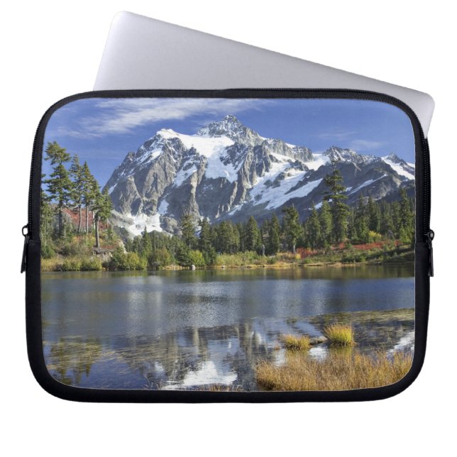 Noord-Amerika, Washington, Cascades. Mt. Shuksan Laptop Sleeve (Voorkant)