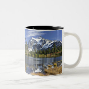 Noord-Amerika, Washington, Cascades. Mt. Shuksan Tweekleurige Koffiemok