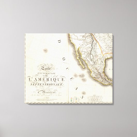 Noord-Amerika - zuidwest Canvas Afdruk (Voorkant)